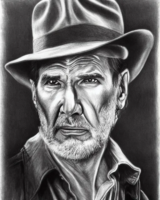 realistic old man drawing