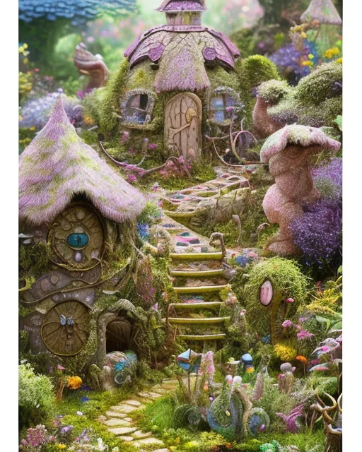 Magical fairy garden - AI Photo Generator - starryai