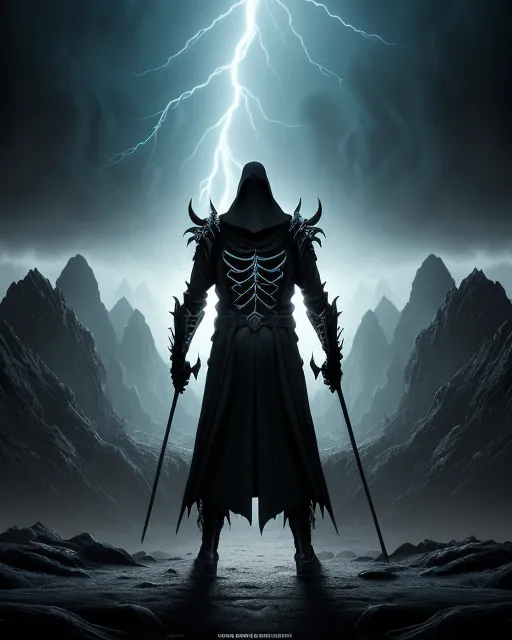 💀💀Grim Reaper💀💀 hunting art, - Free AI Photo Generator - starryai