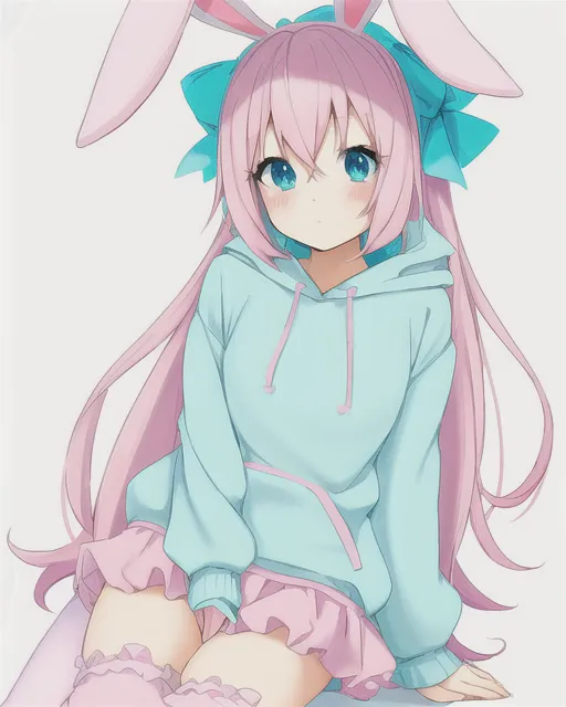Furry fandom Anime Rabbit Art, baby girl, legendary Creature, mammal,  vertebrate png | PNGWing