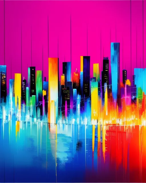 Create abstract digital painting - Free AI Photo Generator - starryai