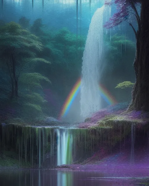 Waterfall - Free AI Photo Generator - starryai