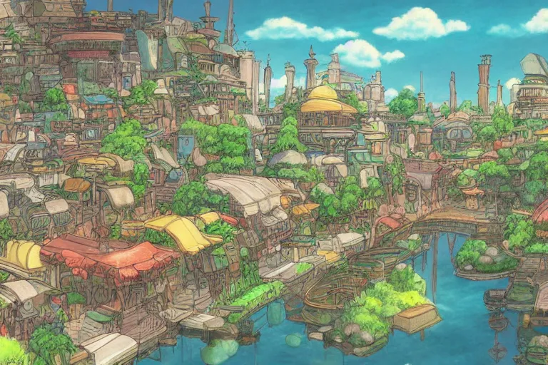 Fantasy City - Free AI Photo Generator - starryai