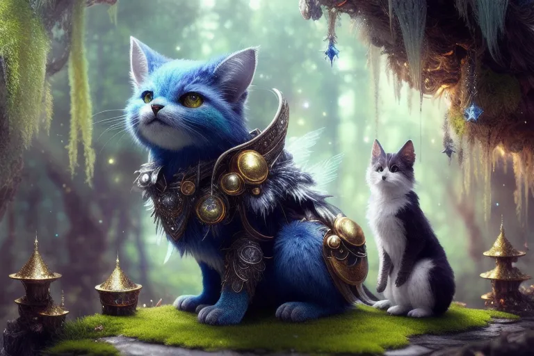 Armored Cats - Free AI Photo Generator - starryai
