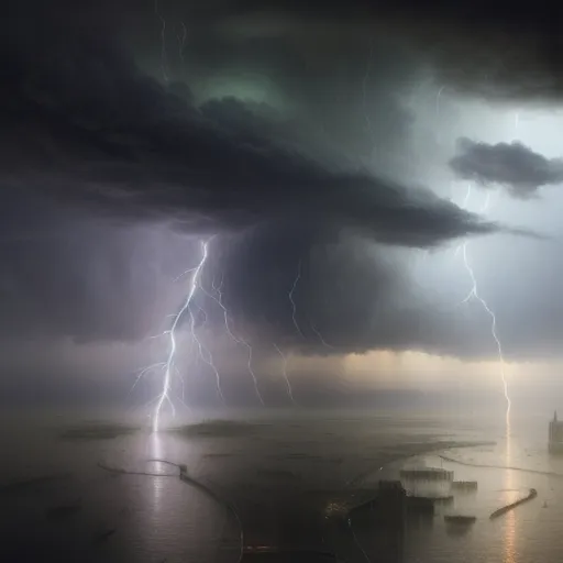 Lightning Storm - Free AI Photo Generator - starryai