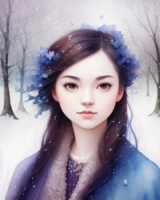 Beautiful Winter Day - Free AI Photo Generator - starryai