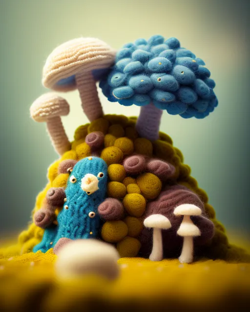 Mushrooms - Free AI Photo Generator - starryai