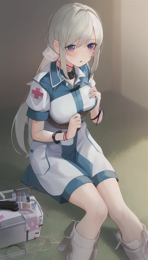 First aid girl