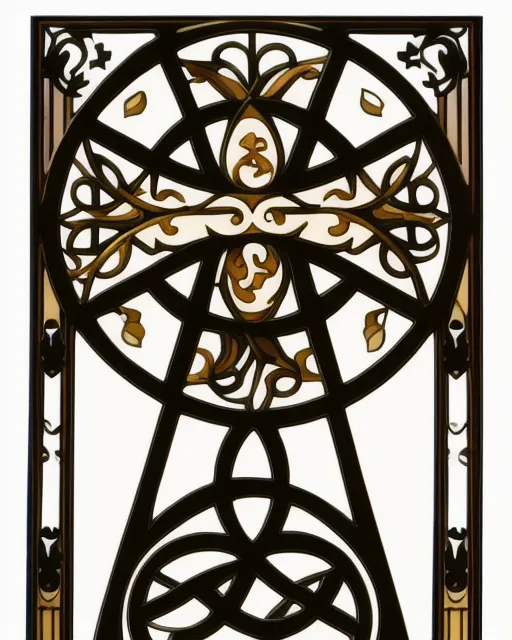 Hybrid Mozarabic/Art Nouveau Cross