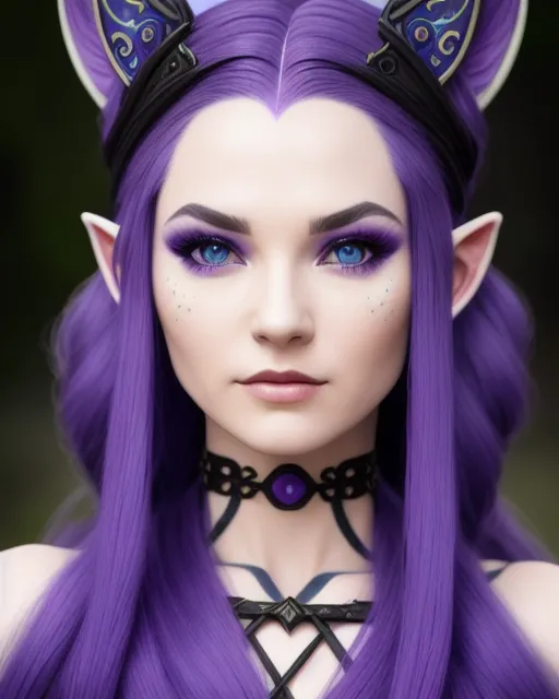 beautiful Alien humanoid long on - Free AI Photo Generator - starryai