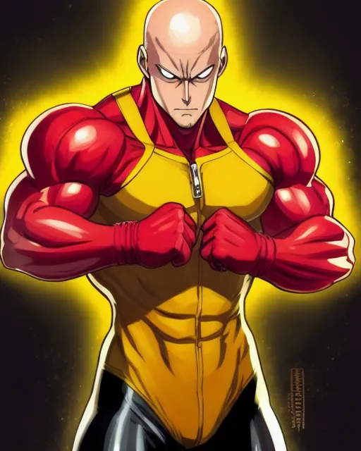 One punch man - AI Photo Generator - starryai