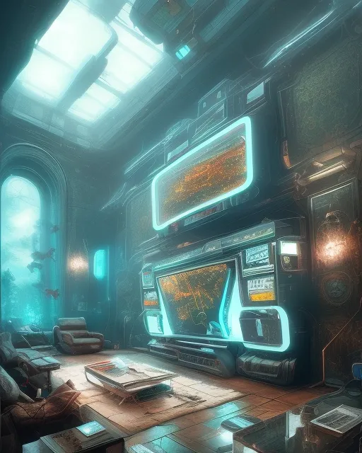 Hyper Room Background hyper realistic small living room - Free AI Photo Generator - starryai