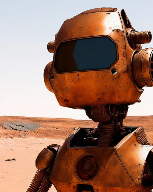 Robot On Mars -