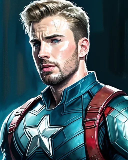 Captain America - AI Photo Generator - starryai