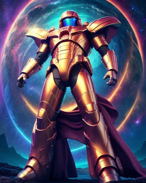 A Magnificent Galactic Overlord., - Free AI Photo Generator - starryai