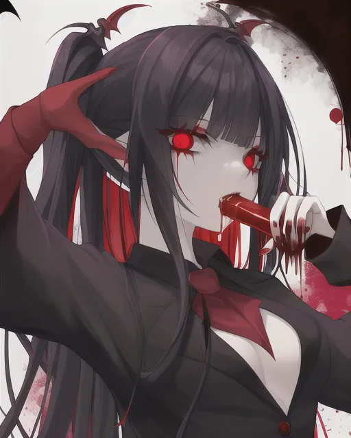 Sipping blood 