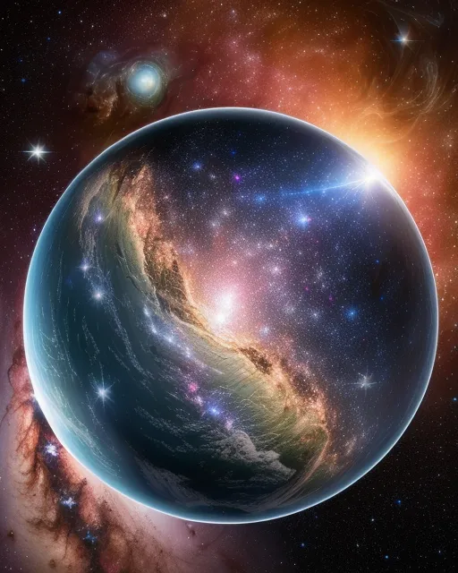 Cosmic eye - Free AI Photo Generator - starryai