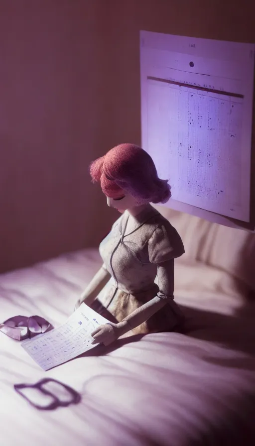 young woman gets out of bed and looks at the calendar


 , Digital Art, Puppet, Bejeweled, Bokeh, Dramatic, Intentional camera movement, Pinhole Photography, Aerial View, Lonely, Visual Agnosia, Hexadecimal, Spotlight, Soft Lighting, Lumen Global Illumination