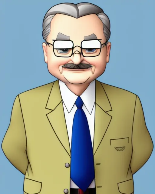 Mr. Feeny as an animated character