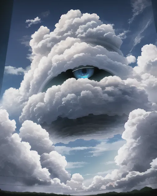giant cloud monster,one giant - Free AI Photo Generator - starryai