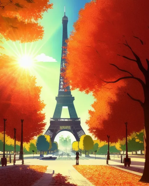 HD wallpaper Eiffel Tower Paris Eiffel Tower painting typography love  anime  Wallpaper Flare