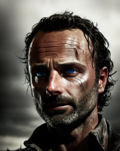 Rick Grimes - AI Photo Generator - starryai