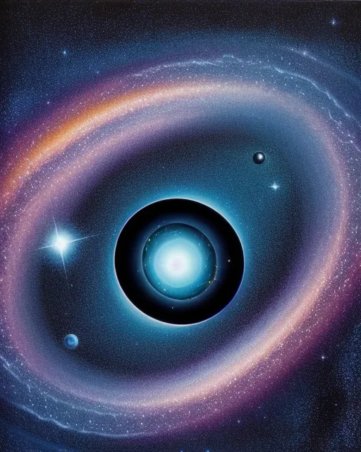 Travelling through a black hole, - Free AI Photo Generator - starryai