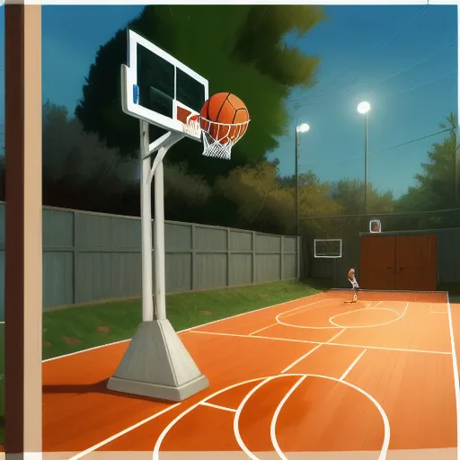 basketball hoop painting