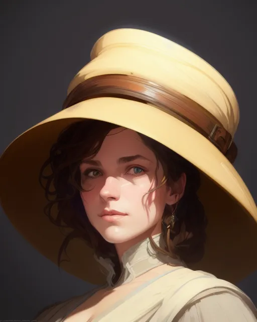 ArtStation - The girl in the hat - Fan Art