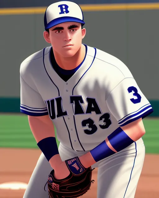 Baseball player #3 ultra - Free AI Photo Generator - starryai