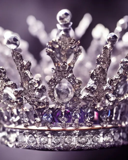 Queen's Crown, aesthetic, beautiful, shining, power, , close-up, cold