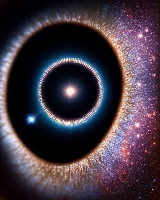 Views into a Cosmic Galaxy Eye - Free AI Photo Generator - starryai