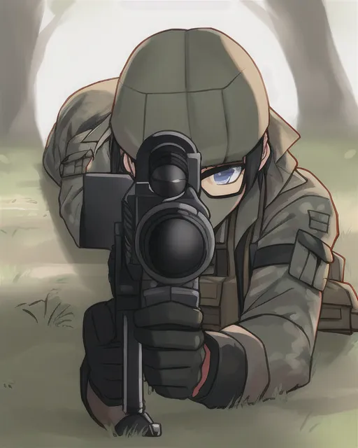 Sniper on position