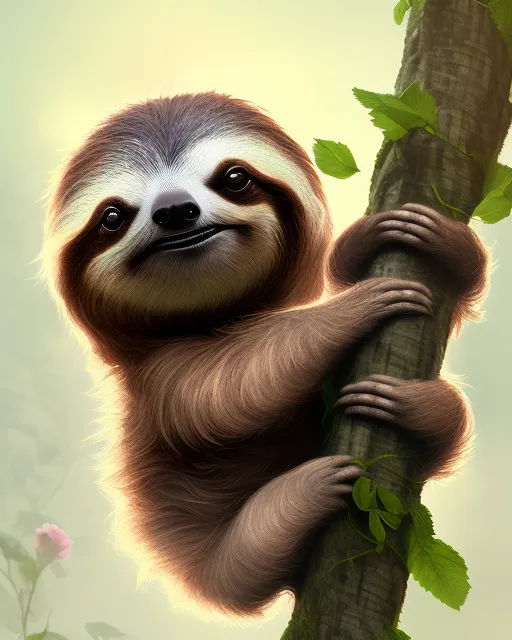 Super realistic sloth baby shop