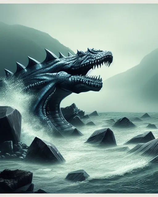 Sea Monster - Free AI Photo Generator - starryai