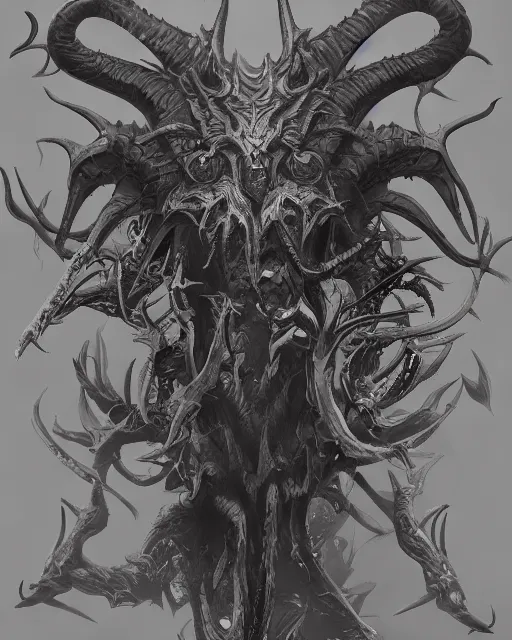 Demon sigil, fantasy art, concept art, hyper detailed, trending on artstation