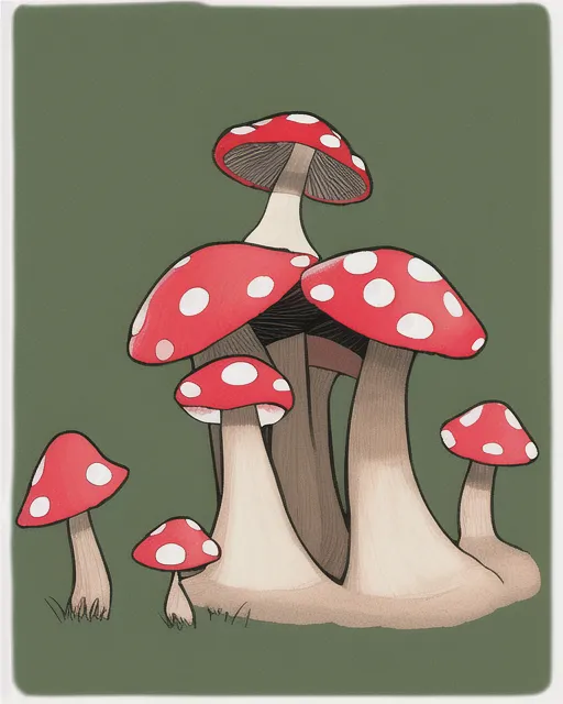 Mushroom - Free AI Photo Generator - starryai