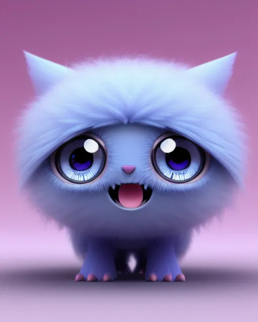 A cute cuddly beautifully wierd little - AI Photo Generator - starryai