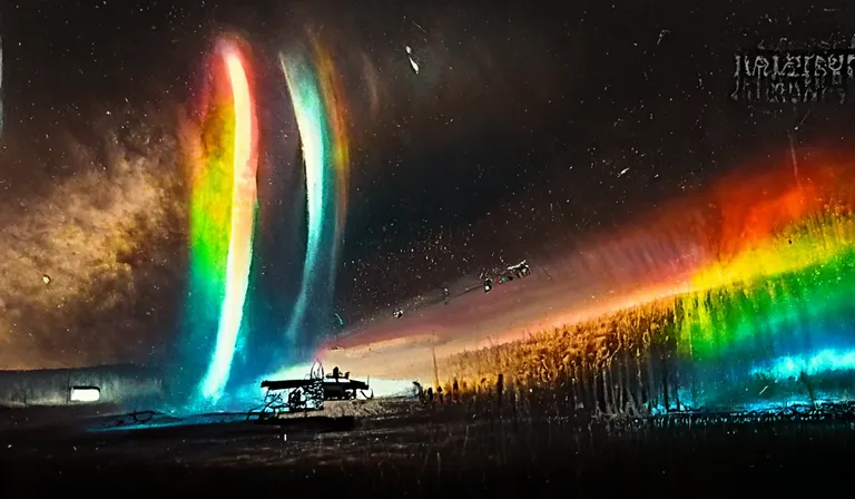 Interstellar Rainbow - Free AI Photo Generator - starryai