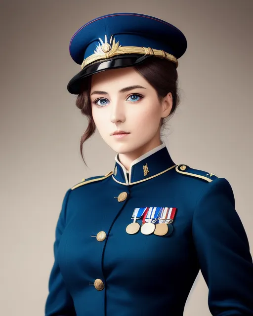 female army officer uniform