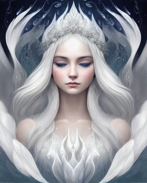 Snow queen, fantasy art, beautiful, - AI Photo Generator - starryai