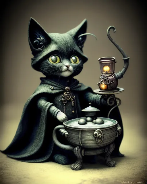 A cat - Free AI Photo Generator - starryai