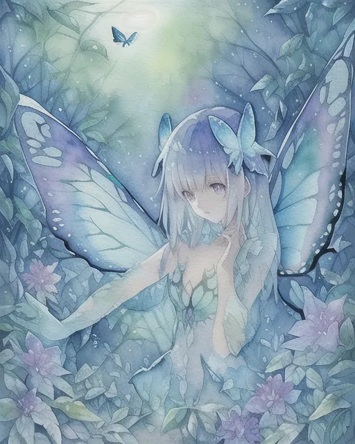 butterfly fairy - AI Photo Generator - starryai