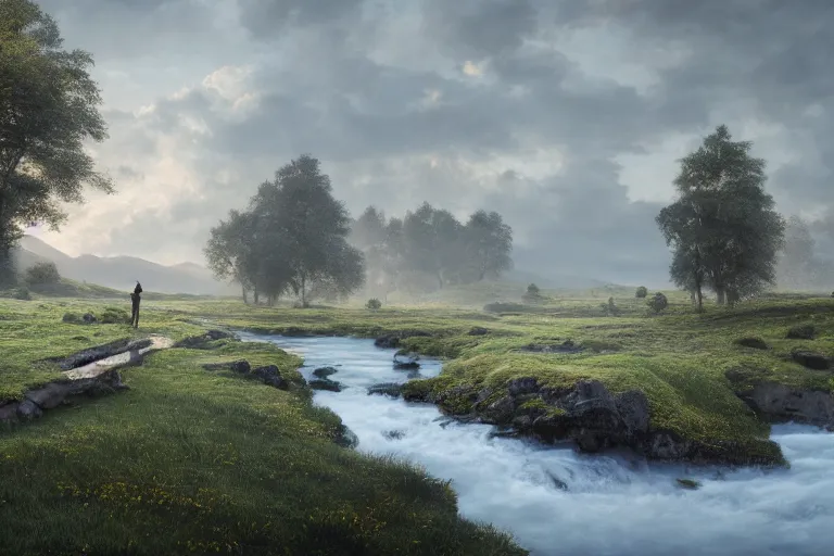 Landscape Serenity - Free AI Photo Generator - starryai