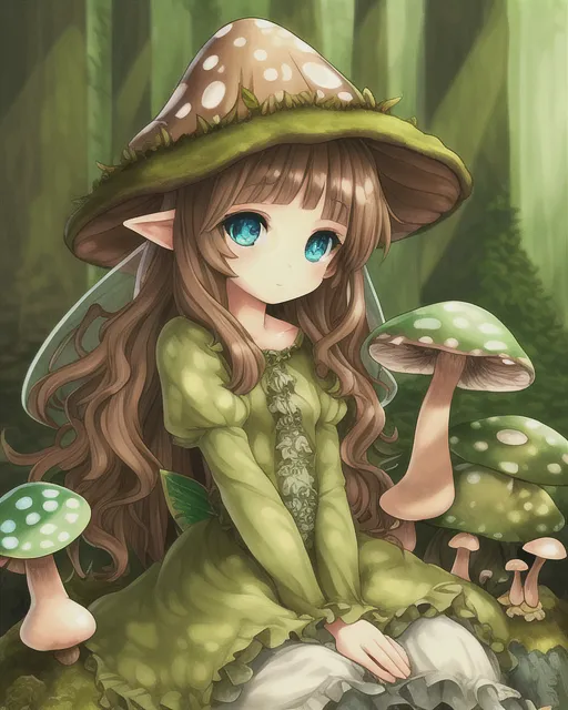 Cute nature Fairy A Forest, Eyes, - Free AI Photo Generator - starryai