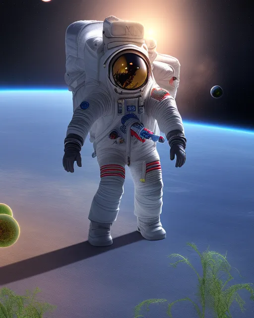 Special thousands people space - Free AI Photo Generator - starryai