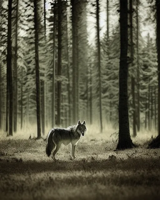 wolf of woods