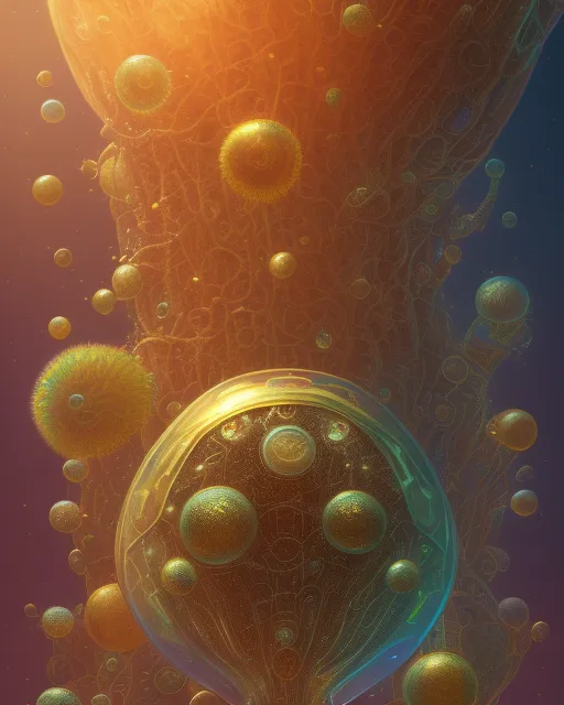 Jellyfish tree, liquid, cosmic, - Free AI Photo Generator - starryai
