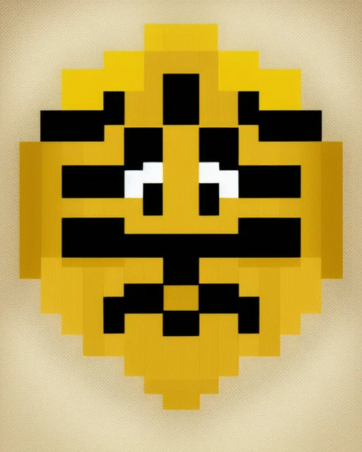 Pac-Man pixel art, 8 bit art, - Free AI Photo Generator - starryai