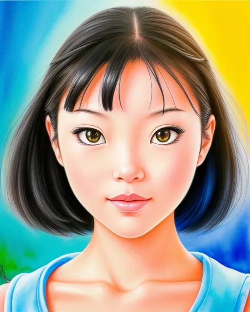 Ultra realistic portrait cartoon from AI Photo Generator starryai